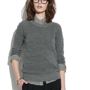 Madewell Bridgeview Waffle Knit Pullover Sweater